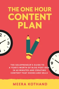 The One Hour Content Plan cover
