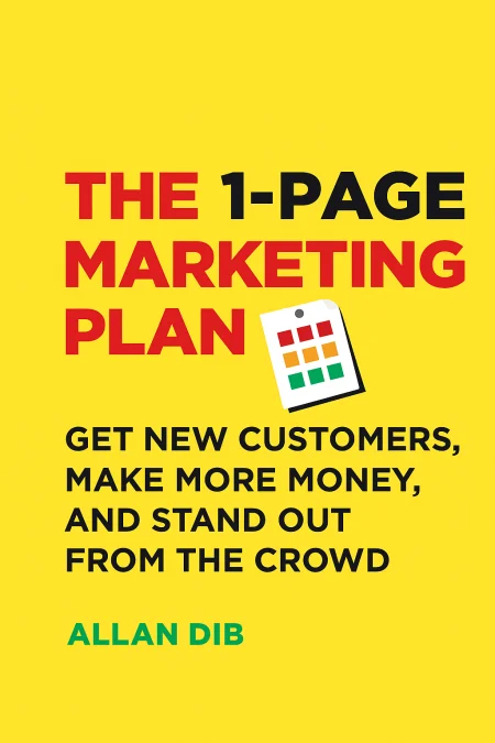 The 1-Page Marketing Plan cover